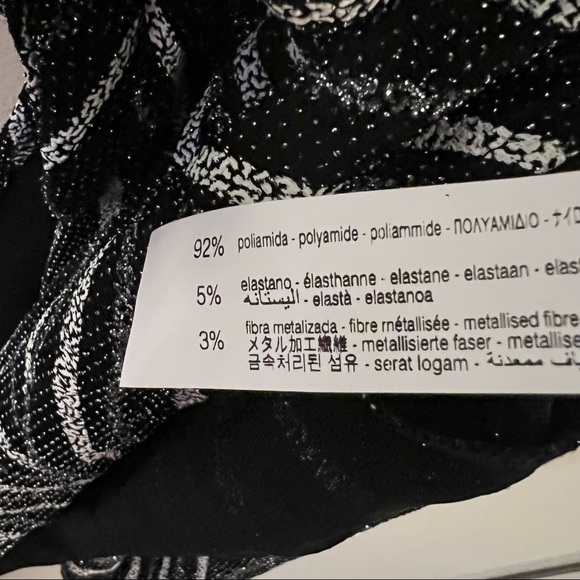 NWOT Zara Glitter Sparkly Wrap Dress - Picture 8 of 8